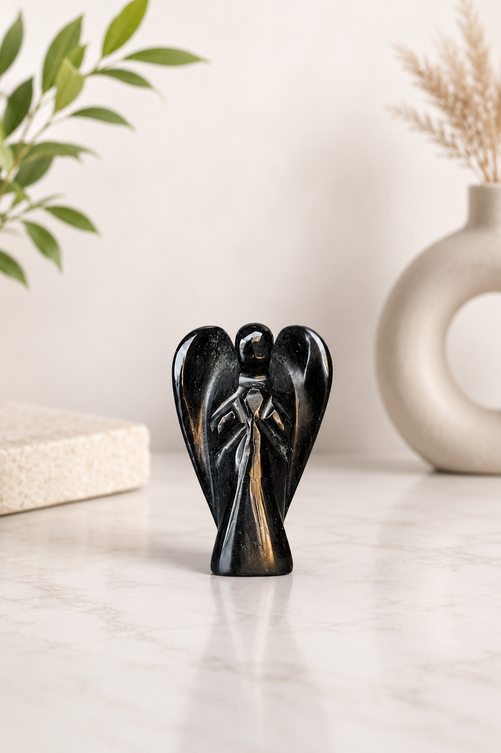 Black Tourmaline Angel
