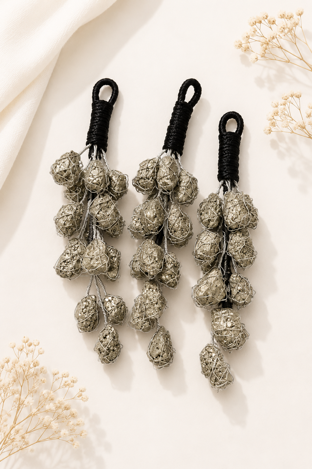 Pyrite Bunch Hanging