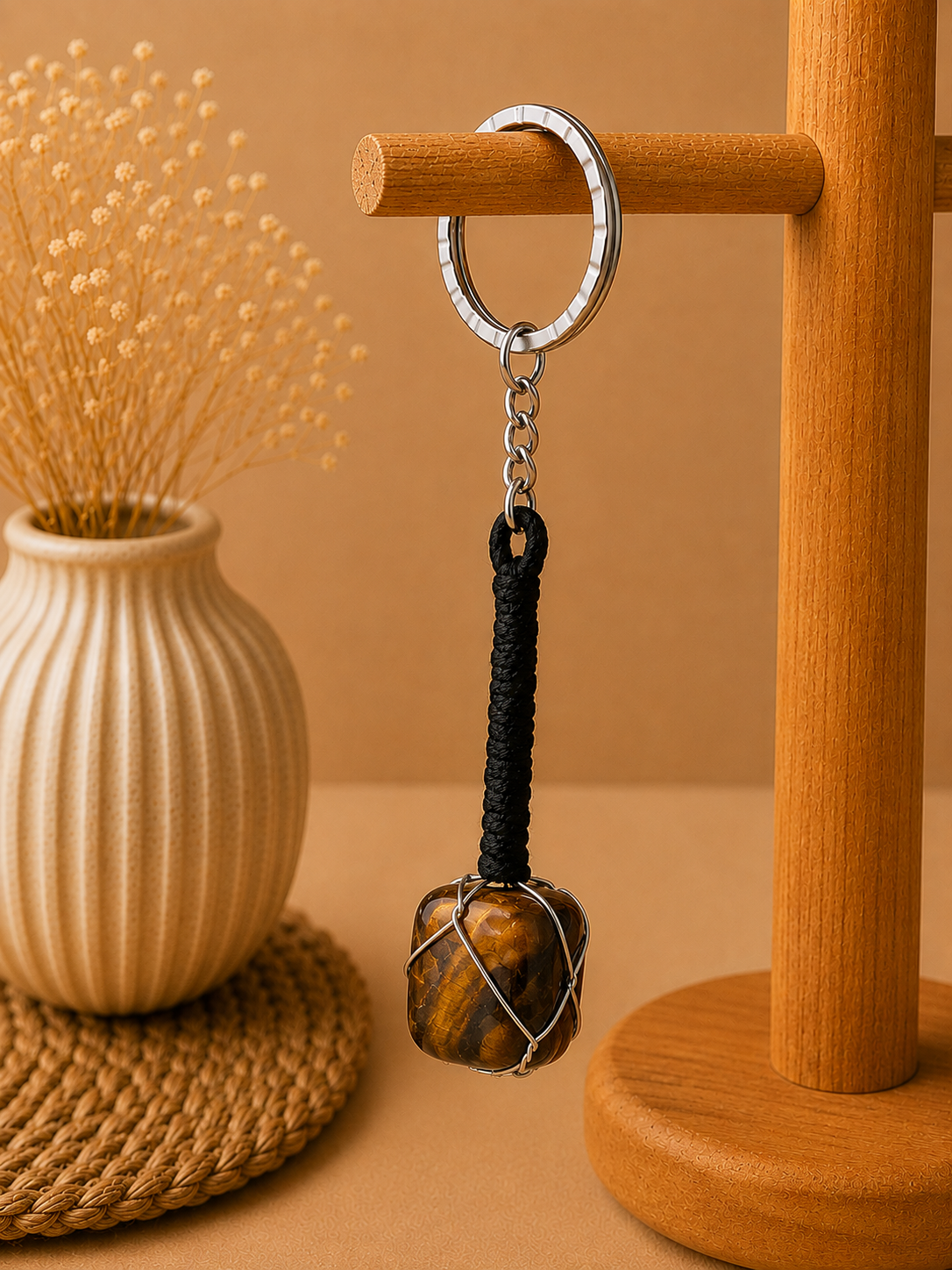 Tiger's Eye Keychain
