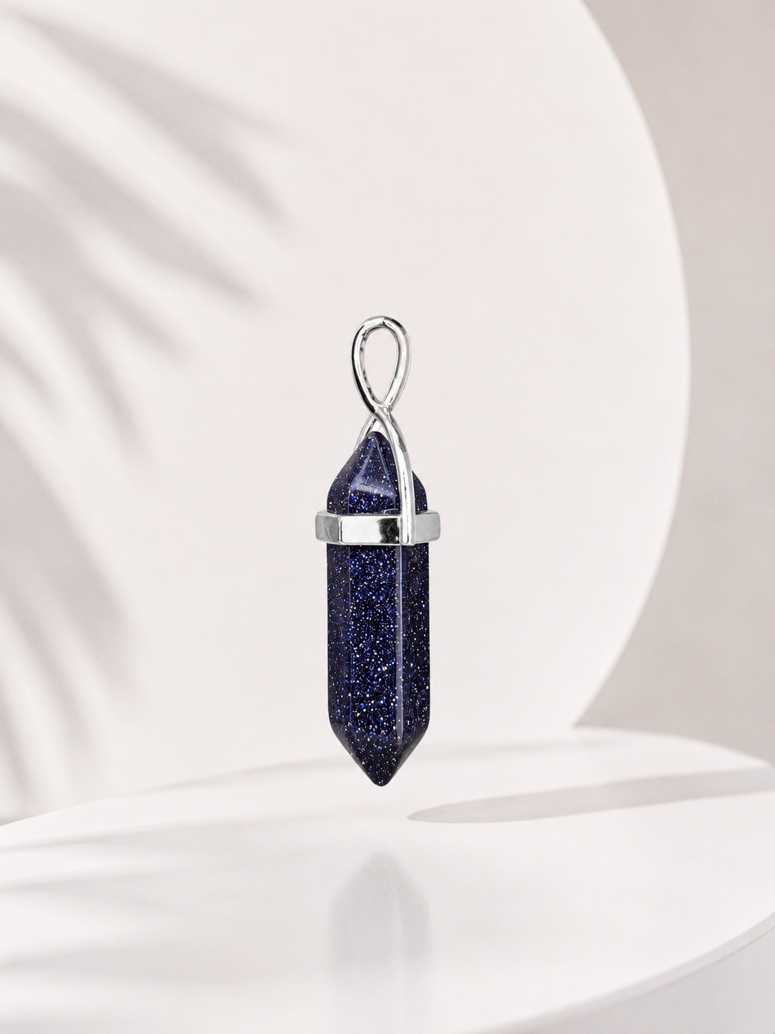Blue Goldstone Pendant