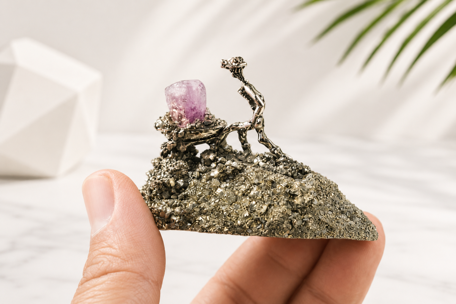 Raw Pyrite Cluster
