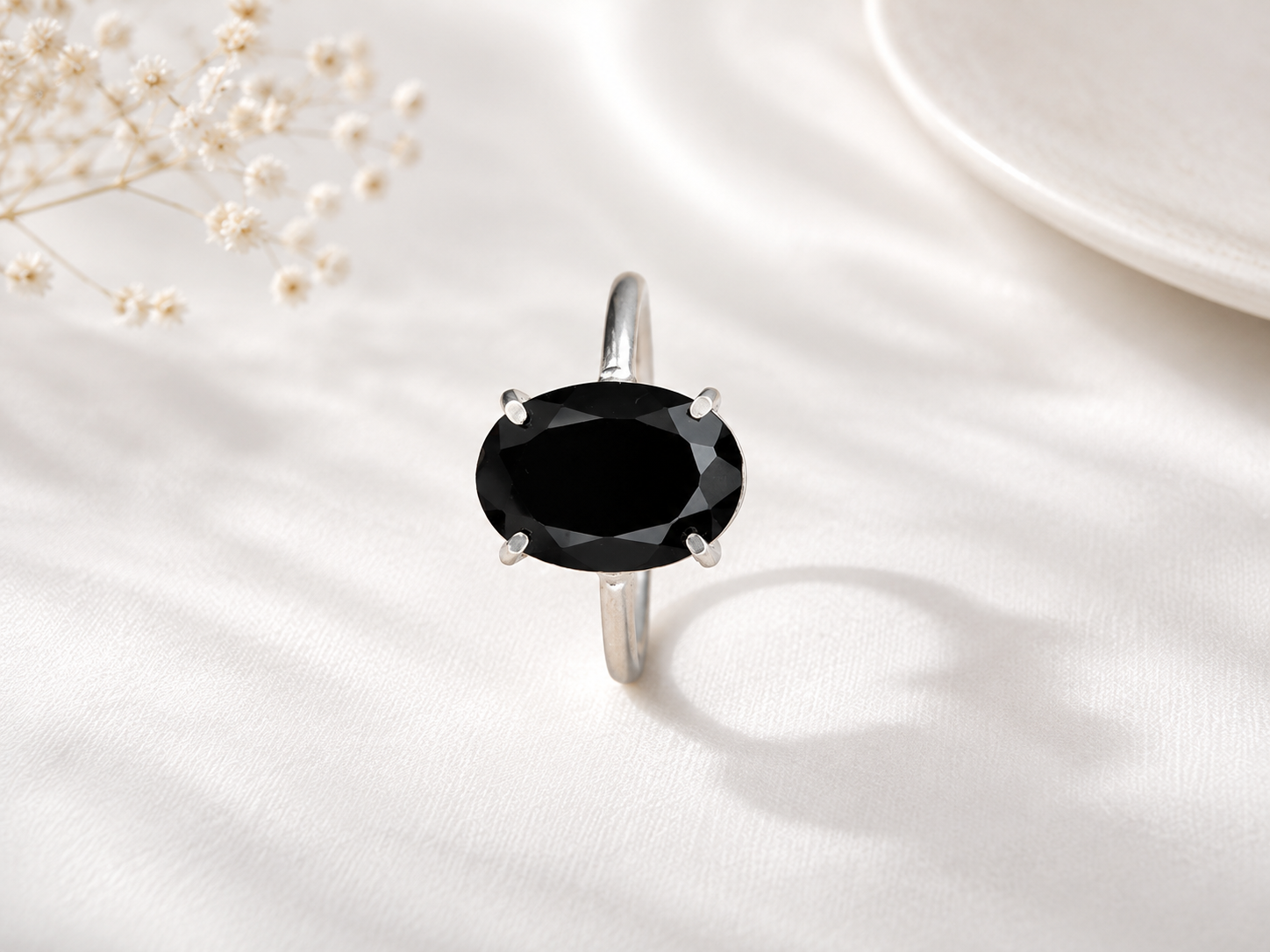 Black Tourmaline Ring
