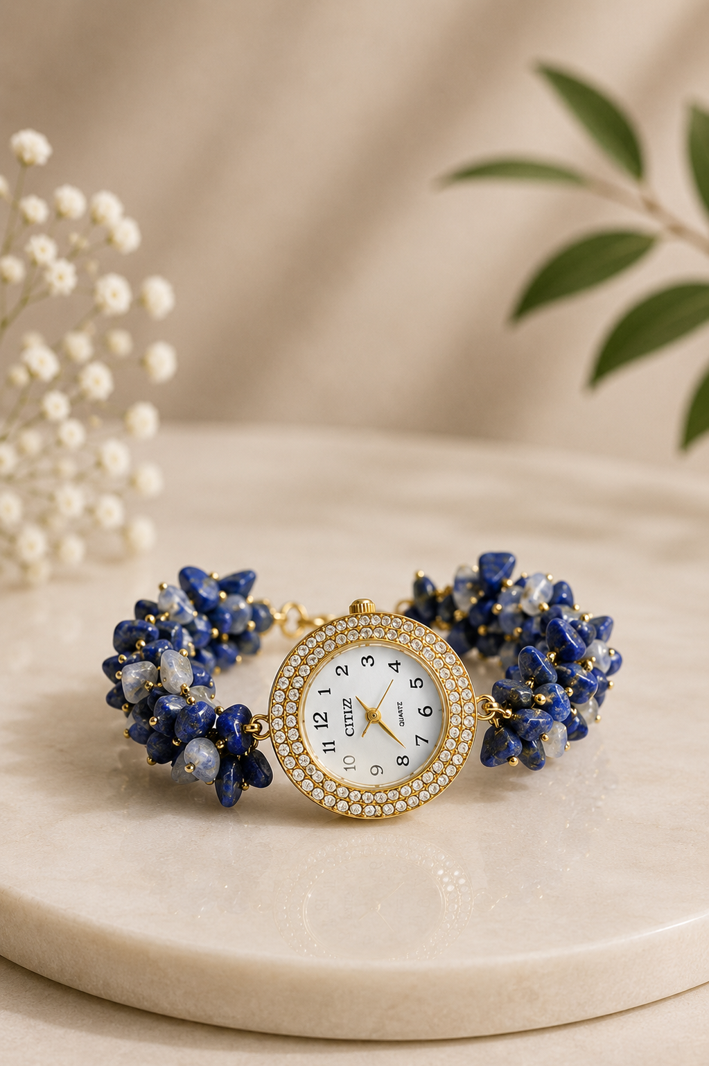 Lapis Lazuli Chips Watch