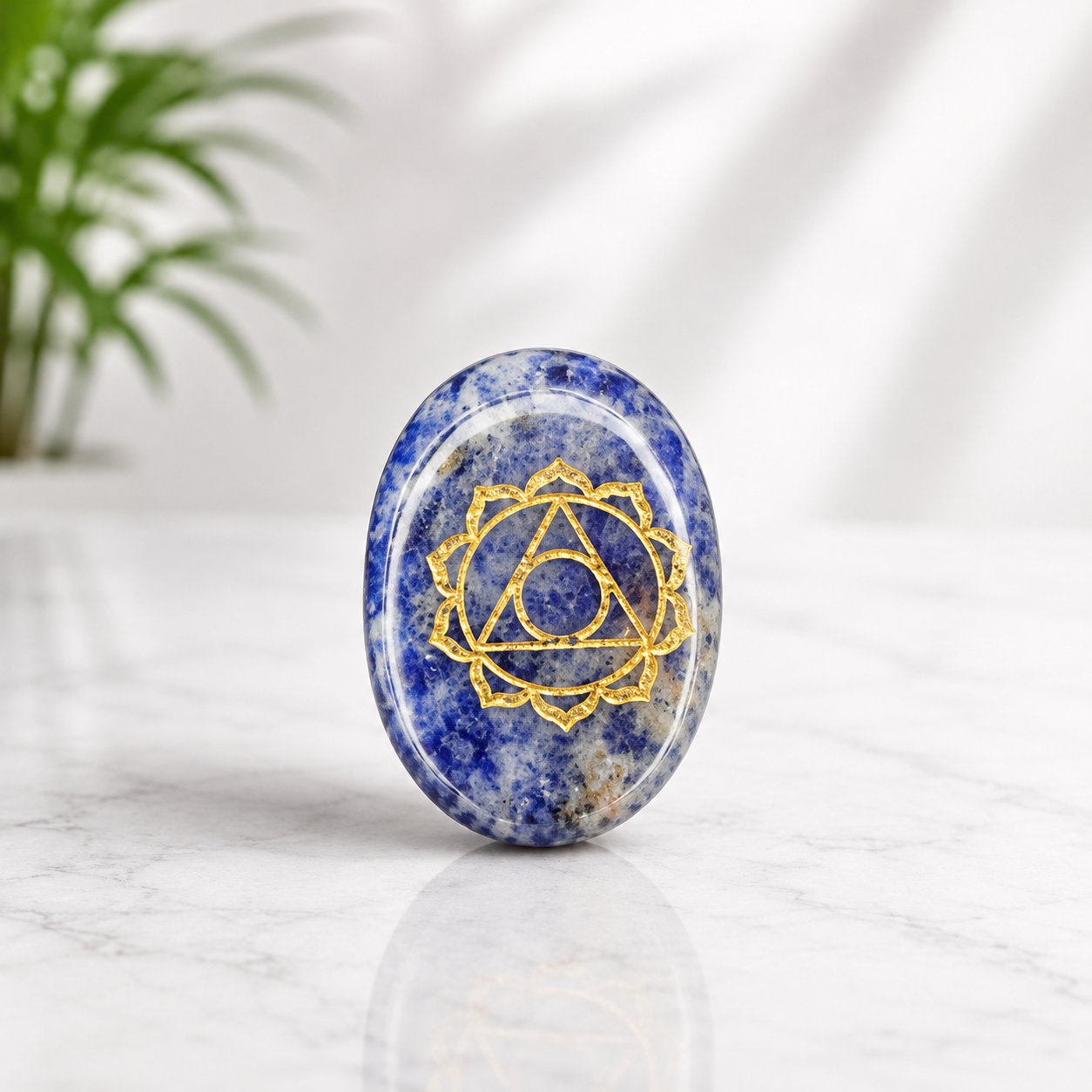 Lapis Lazuli Zebu Coin